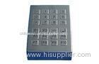 24 keys movable desktop brushed stainless steel keypad