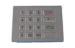 IP65 dynamic rated vandal proof Vending Machine Keypad with short stroke with 16 keys