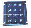 12 keys IP65 dynamic waterproof vending machine backlight keypad