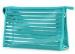 Personalised ECO friengdly lady toiletry green PVC cosmetic bag - large 23cm