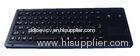 IP65 Vandal Proof Heavy Metal Keyboard Black For Military , 85 Keys
