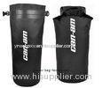 Black rafting camping PVC / TPU waterproof dry bags sack , D31 x H50cm
