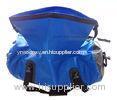 Special opening blue 600D PVC waterproof duffel bag for travelling / rafting