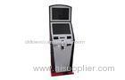 19" Slim Touchscreen Ticket Vending Kiosk For Lottery Center , Card Dispenser