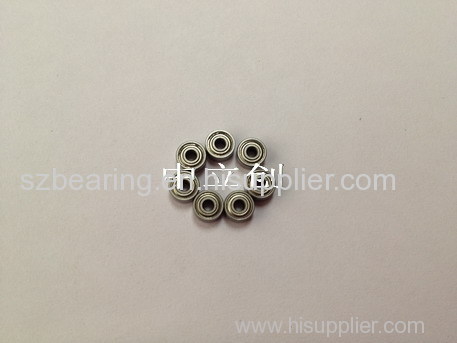 high quality chrome steel metal shield 2x6x3mm bearing