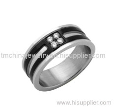 Stainless steel classic style wedding rings lover rings