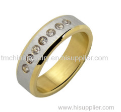 Stainless steel classic style wedding rings lover rings