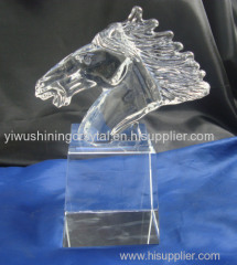 k9 blank crystal glass trophy