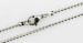 2.0mm - 5.0mm Stainless Steel Ball Chains Necklace with Waist Buckle or Lobster Clasp Men's Lady Fashion Necklace Chains