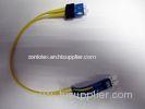 LC 90 boot Optical Fiber Patch Cable High reliability For Videos