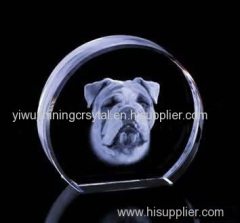 3d laser engraving crystal craft