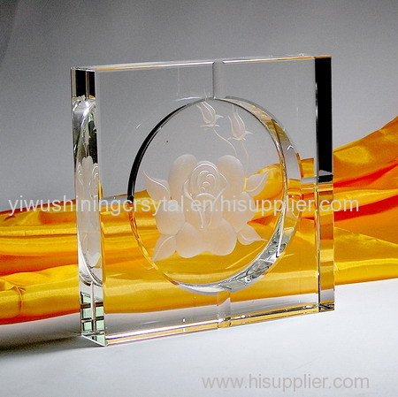 personalized glass crystal ashtray smoking set