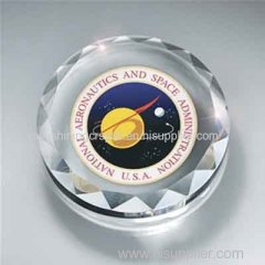 cheap glass crystal paperweight