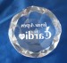 glass crystal diamond paperweight