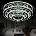 Top quality LED circular modern crystal ceiling lighting for sale