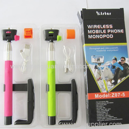 Aluminum alloy selfie monopod bluetooth