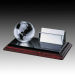 crystal glass business name card holder