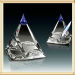 crystal glass business name card holder