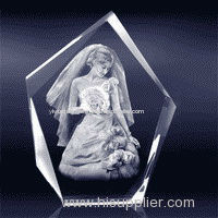crystal glass wedding gift