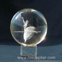 3d laser engraving crystal glass ball