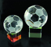 crystal glass football soccer ball