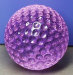 custom design crystal glass golf ball