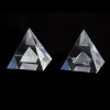 crystal glass pyramid model