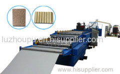 Pu decorative panel continuous production line