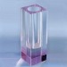 crystal glass flower vase