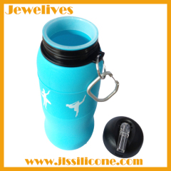 Silicone non slippery water bottle