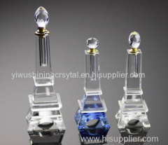 cheap crystal glass car perfume bottle