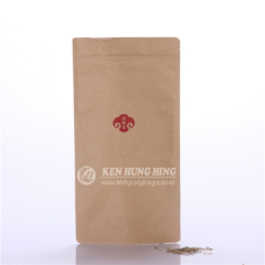 Food Grade Material Kraft Zip Stand up Plastic Bags