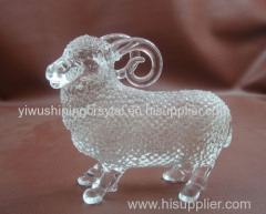 crystal glass animal figurine