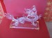 crystal glass dragon figurine