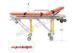 Mobile Aluminum Ambulance Stretcher Transfer Trolley For First Aid Rescue