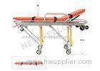 Mobile Aluminum Ambulance Stretcher Transfer Trolley For First Aid Rescue