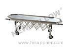 Aluminum Alloy Funeral Stretcher , Casket Transportation Church Casket Trolley