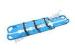 Blue Adjustable Plastic ambulance Scoop Stretcher With Steel Buckle Belts