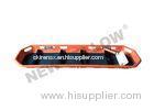 Orange Heavy Duty ABS Plastic Rescue Basket Stretcher With 4pcs Safety Belts