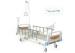 Three Function Old Man Manual Hospital Bed , Portable ICU Patient Bed