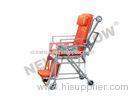 Ambulance Emergency Stair Stretcher , Orange Foldaway First Aid Stretcher