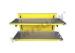 Yellow Powder Coated Steel Ambulance Stretcher Platform With Two Layer