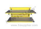 Yellow Powder Coated Steel Ambulance Stretcher Platform With Two Layer