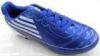 Blue PU + Mesh Personalized Hard Ground Clearance Turf Soccer Cleats for Mens