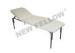 White Medical Patient Hospital Examination Table With Stainless Steel Round Tube