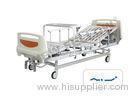 luxury Manual Medical Hospital Beds With rails / Center Control Brake