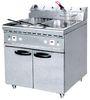 40L Electric Two Tank Fryer With Cabinet ZH-RCX2 , Commercial Kitchen Equipments
