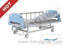 Old Man Medical Supply Hospital Bed , Portable Nursing Bed With Blue ABS Head / Foot Board