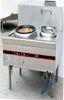 370W Silver Natural Gas Cooking Stove , Commercial Kitchen Equipments