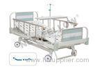 Powder - coated Steel Manual Double Crank Medical Hospital Beds With IV pole